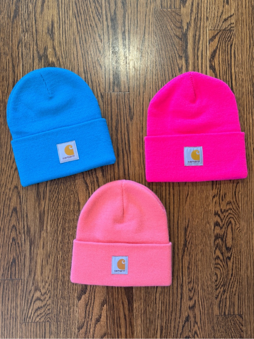 3 carhartt acrylic watch hats